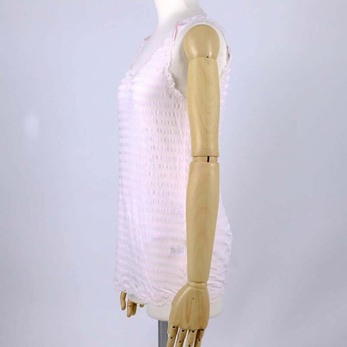 ランニング 下着 TUNIC【定番】サッカーボーダー ランニングシャツ ピンク フリーサイズ 9009-B