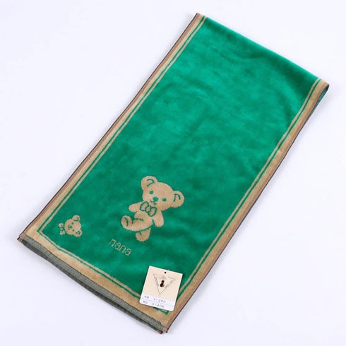 タオル 横浜ナナ NANA スポーツタオル ベア グリーンベージュ nn-spt11