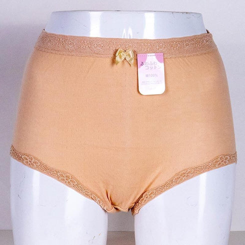 ショーツ テフテフ まいてふてふ ふわふわコットン ショーツ(アウトゴム)ベージュ サイズM TF-AP02M-C