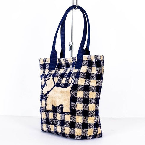 バッグ 横浜ナナ NANA ナナバッグ小 スコッチテリア 紺ベージュ nn-bs29B
