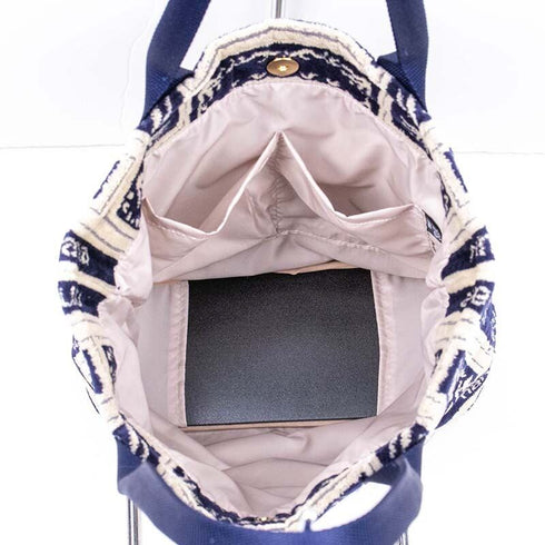 バッグ 横浜ナナ NANA H1バッグ ドーム 紺ベージュ nn-H1-10A