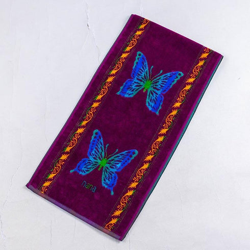 タオル 横浜ナナ 湘南ナナ NANA スポーツタオル パピヨン2柄 パープル多色 nn-spt250