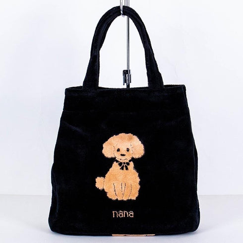 バッグ 横浜ナナ NANA タウンバッグ プードル クロベージュ nn-twn7-B