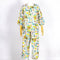 【セール】パジャマ TUNIC 80シルキーローンサッカー・レモネードGirl 7分袖全開パジャマ フリーサイズ オレンジ AWS-26088-B