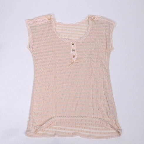 フレンチシャツ 下着 TUNIC【定番】 サッカーボーダー フレンチシャツ ベージュ 9447-C