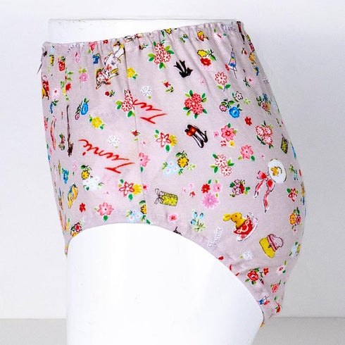 ショーツ 下着 TUNIC 80接結・プティTunic オヤスミパンツ グレージュ サイズL 1141L-C