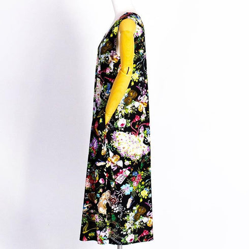 ウェア TUNIC ビスコラピア・ハッピーグリーティング ノースリーブワンピース クロ フリーサイズ 13415-D