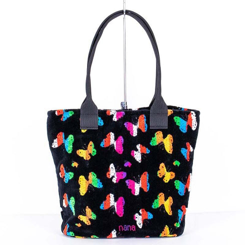 バッグ 横浜ナナ NANA H1バッグ パピヨン クロ多色 nn-H1-2B
