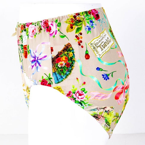 ショーツ 下着 TUNIC ビスコラピア・オールハピネス オヤスミパンツ モカ 1118M-A