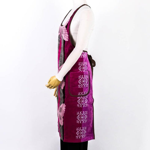 エプロン 横浜ナナ NANA DXエプロン B蝶 ピンク nn-dxeps3