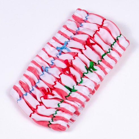 ヘアバンド TUNIC しましまのリボンバンド ピンク 17166-A