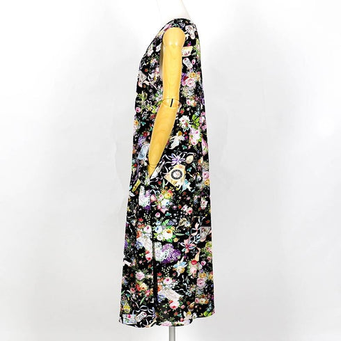 ノースリーブ TUNIC ビスコラピア・シャイニーデイ ノースリーブ クロ フリーサイズ 13419-D