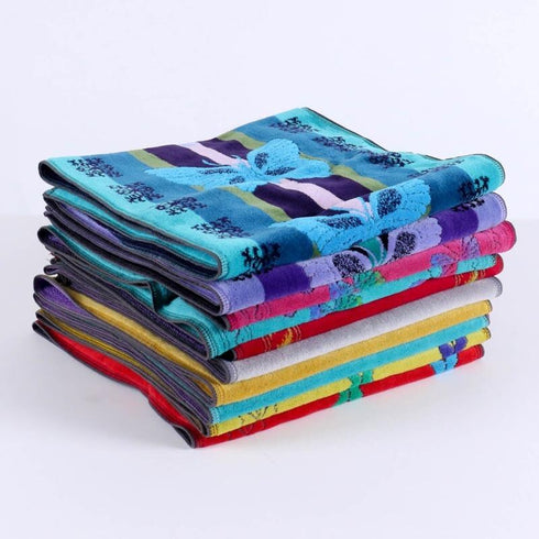 タオル 横浜ナナ NANA スポーツタオル ローズ2 グリーンピンク nn-spt105