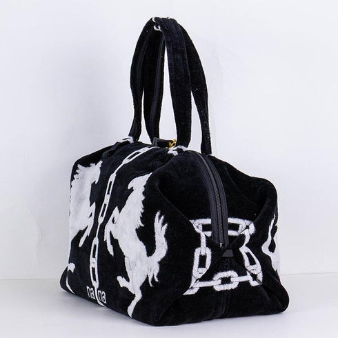 バッグ 横浜ナナ 湘南ナナ NANA ワンデーバッグ ホース柄 クロシロ nn-OD6-A