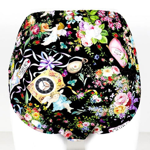 ショーツ 下着 TUNIC ビスコラピア・シャイニーデイ オヤスミパンツ クロ 1133L-D