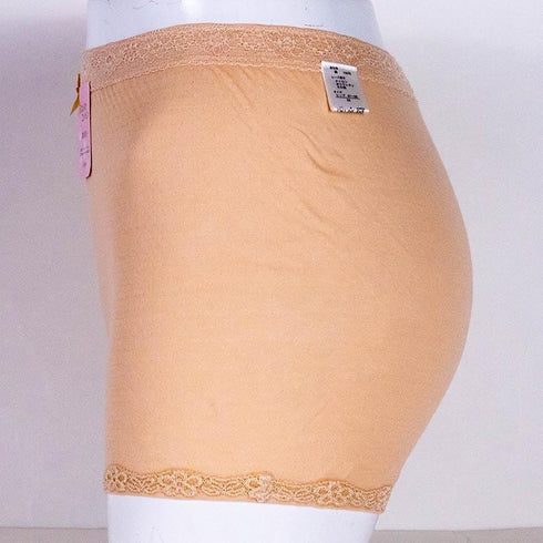 ショーツ テフテフ まいてふてふ ふわふわコットン ショーツ1分丈(アウトゴム)ベージュ サイズL TF-AP01L-C