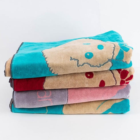 タオル 横浜ナナ NANA バスタオル プードル アカベージュ nn-bast5-A