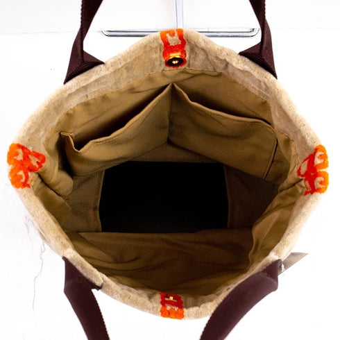 バッグ 横浜ナナ 湘南ナナ NANA H1バッグ ホース ベージュクロオレンジ nn-H1-27F