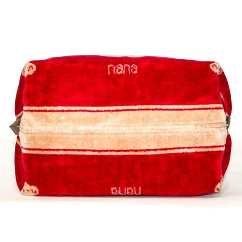 バッグ 横浜ナナ NANA ボストンバッグ中 ベア柄 アカベージュ nn-btm7