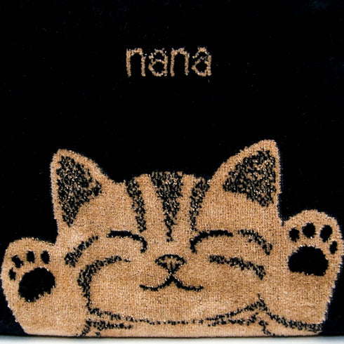 バッグ 横浜ナナ NANA ボストンバッグ中 バンザイネコ クロベージュ nn-b-btm35