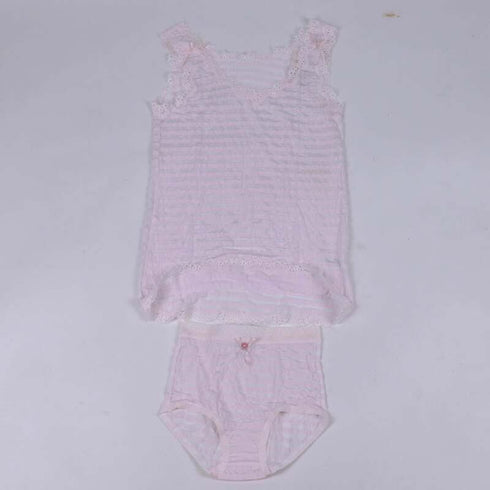 ランニング 下着 TUNIC【定番】サッカーボーダー ランニングシャツ ピンク フリーサイズ 9009-B