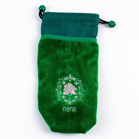 ケース 横浜ナナ NANA ペットボトルケース ローズ柄 グリーン nn-npbk4-A