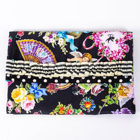 ポーチ TUNIC タフタ転写プリント リースエンジェルのスリムケース 17419-A