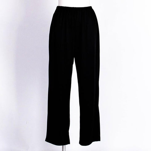 ボトム TUNIC ラピア無地・単品パンツ クロ フリーサイズ 3002-C