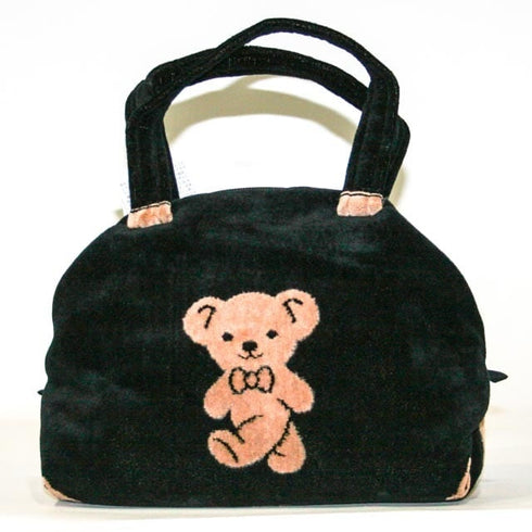 バッグ 横浜ナナ NANA ボストンバッグ中 ベア柄 クロベージュ nn-btm32