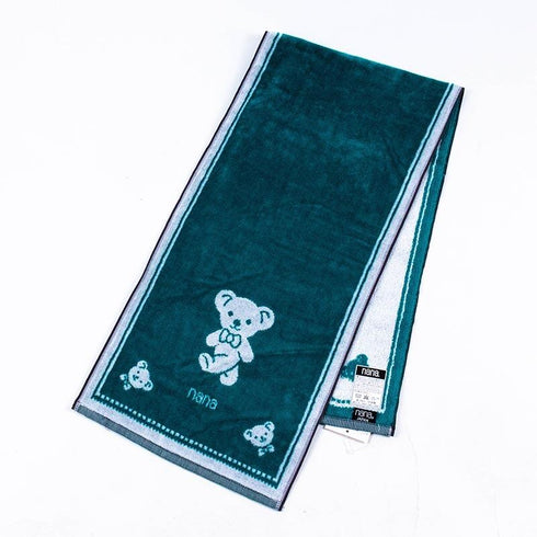 タオル 横浜ナナ 湘南ナナ NANA スポーツタオル ベア グリーンシロ nn-spt199