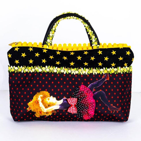 バッグ TUNIC 鴨居キャラ星のダンサーのバッグinBag クロ 19282-B