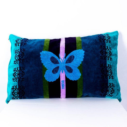 ピローケース 横浜ナナ 湘南ナナ NANA ピローケース B蝶 ブルー nn-pcs1-B