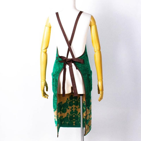 エプロン 横浜ナナ 湘南ナナ NANA DXエプロン ローズ2 グリーンベージュ nn-dxeps39