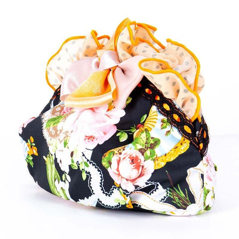 ポーチ TUNIC レーシーアンジェロのブールポーチ クロ 17343-A