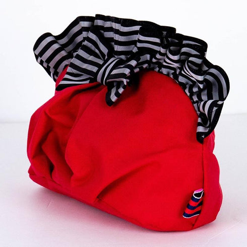 ポーチ TUNIC ★カーラのフリルポーチ アカ 18170-F