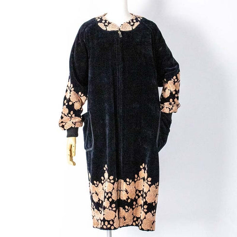 ガウン 横浜ナナ NANA ルームウェア サイズL ローズ クロベージュ nn-gwn3A