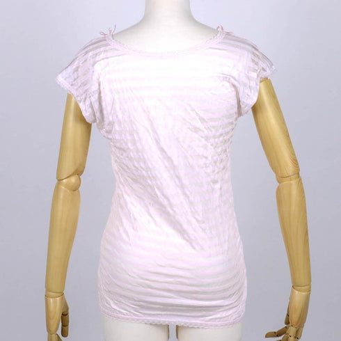 フレンチシャツ 下着 TUNIC【定番】 サッカーボーダー フレンチシャツ ピンク 9447-B