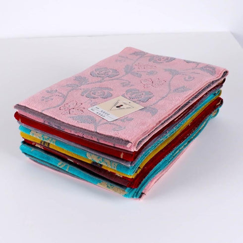 タオル 横浜ナナ NANA フェイスタオル ハーフ ローズパピヨン クロ多色 nn-fth9-E