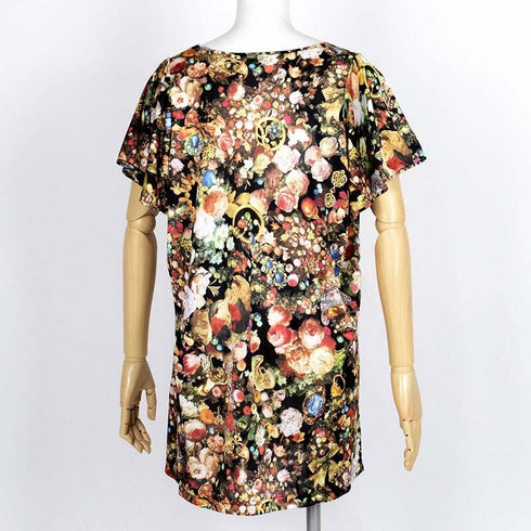 チュニック TUNIC ビスコラピア サフィーネ クロ フレンチチュニック フリーサイズ 5072-B