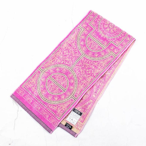 タオル 横浜ナナ 湘南ナナ NANA フェイスタオル ハーフ ドーム柄 ピンクベージュ nn-fth27-I