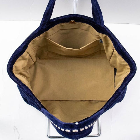 バッグ 横浜ナナ 湘南ナナ NANA 湘南バッグ バンザイネコ 紺ベージュ nn-sn14A