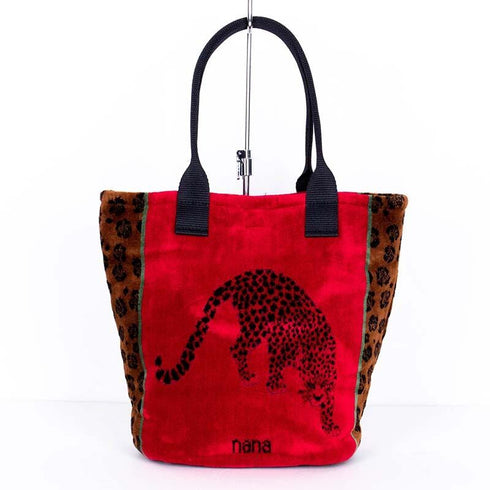バッグ 横浜ナナ NANA ナナバッグ小 ジャガー アカ nn-bs5-B