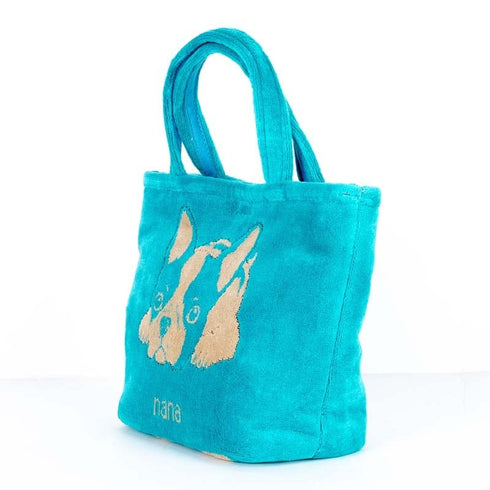 バッグ 横浜ナナ NANA ちょこバッグ フレンチブルドック ターコイズブルーベージュ nn-tyk7-C