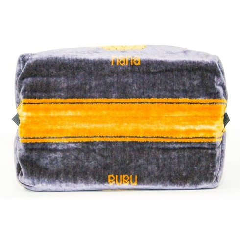 バッグ 横浜ナナ NANA ボストンバッグ中 プードル柄 グレーイエロー nn-btm2