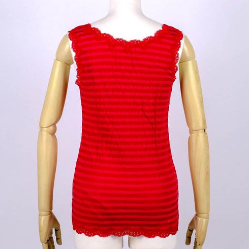 ランニング 下着 TUNIC【定番】サッカーボーダー ランニングシャツ アカ フリーサイズ 9009-I