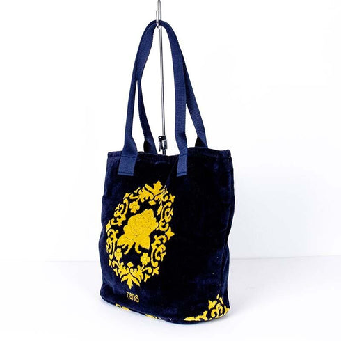 バッグ 横浜ナナ NANA H1バッグ ローズ3蝶 クロイエロー nn-H1-8C