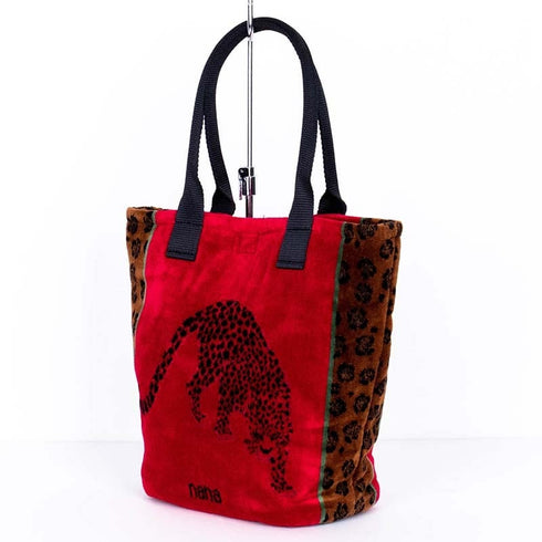 バッグ 横浜ナナ NANA ナナバッグ小 ジャガー アカ nn-bs5-B