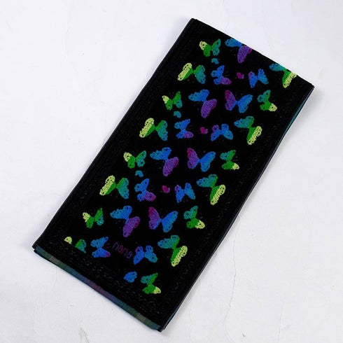 タオル 横浜ナナ NANA スポーツタオル パピヨン柄 クロ多色 nn-spt246