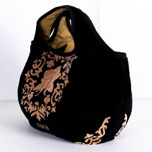 バッグ 横浜ナナ 湘南ナナ NANA Kバッグ ローズ3柄 クロベージュ nn-k57