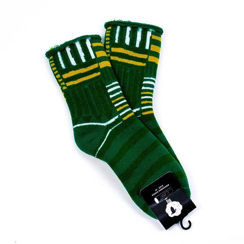 ソックス fromF モコモコソックス ビーバンティーリ/線のスタイル ベーシックグリーン サイズM 36-38 (22.5ー25cm)TV073M-GN